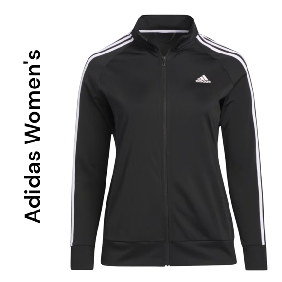 adidas Jackets & Blazers - Women's | NWT adidas | Track Jacket | Black & White | Plus Size 4X